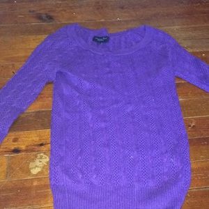 Purple sweater